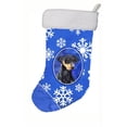 thumbnail image 1 of Carolines Treasures SC9377-CS 11 x 18 Po Flocons de Neige Doberman Hiver Bas de Noël, 1 of 2