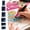 12 Colors, variant on 24 Colors Glitter Art Markers, Double Side Color Pens, Shine Paint Marker Pens, Highlighter Pen, Vibrant Smooth Ink Design, Easy Grip Drawing Function, Excellent Craft Supplies Category