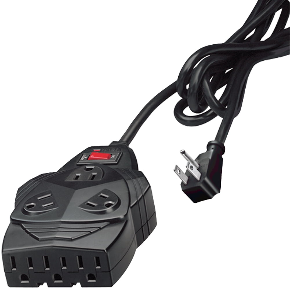 Accell D080b-013k Powramid Power Center & Surge Protector 6out Black 4ft Cord for sale online