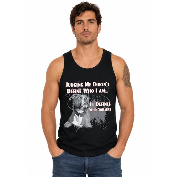 Don't Judge My Breed Men's Tank Top (Medium)