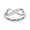 White Gold : Natural Diamond, variant on Infinity Promise Ring for Women | Round White Natural Diamond "My Angel" Stackable Wedding Bands Ring | 14K Yellow Gold Over Sterling Silver Jewelry Gifts For Her (0.05Cttw)-7