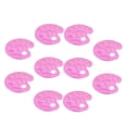 thumbnail image 3 of OUNONA 10Pcs Plastic Palettes for Painting with Color Mixing and Storage Function, 3 of 8