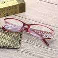 thumbnail image 5 of Lunettes de Lecture Il de Chat pour Femmes Rétro Presbytes Motif Lunettes Jambes Cadre en Résine Dioptrie +1.0 +1.5 +2.0 +2.5 +3.0 +3.5 Rouge +150, 5 of 5