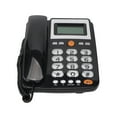 thumbnail image 3 of Landline Phone, One Touch Speed Dialling Corded Telephone LCD Screen Big Button Hands Free Calls For Elderly For Desktop, 3 of 8