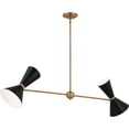 thumbnail image 2 of 52569CPZBK Kichler Lighting Phix - 4 Light Chandelier-13.5 Inches Tall and 8.75 Inches Wide-Champagne Bronze/Black Finish, 2 of 15