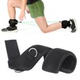 thumbnail image 3 of Corde élastique réglable en coton noir 2D pour chevilles, cuisses, exercices de fitness, jambes, accessoires de musculation, noir 2D, 3 of 4