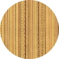thumbnail image 1 of Ahgly Company Indoor Round Abstract Brown Modern Area Rugs, 5' Round, 1 of 4