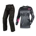 thumbnail image 1 of Oneal Womens Element Racewear Pink/Grey Jersey Apoc Pant Combo, 1 of 6