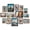 Black & Brown & Dark Grey, variant on 15 Pack Picture Frames Collage Wall Decor for Mounting or Tabletop Display, Gallery Frame Set for Family, Multi Sizes Including 3pcs 8x10, 6pcs 5x7, 6pcs 4x6, Brown