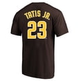 thumbnail image 3 of Men's Profile Fernando Tatis Jr. Brown San Diego Padres Big & Tall Player Name & Number T-Shirt, 3 of 3