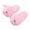 Pink Pig, variant on Funny Slippers piggy slippers for women Warm Animal Slippers Furry Pink Pig Slippers(5-8, Grey Pig)