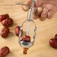 thumbnail image 5 of Uioepy Liquidation Fruit Pitter 3Pc Strawberries Vegetable Household Kitchen Pitter Multifunction Cherry Remover Portable Red Date Pitter Metal Fruit Stone Jujube Red Date Pitter Corer Core Removerski, 5 of 7