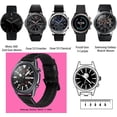thumbnail image 2 of Correas de Reloj Olytop Galaxy 46mm de Nylon para Samsung Negro+Gris, 2 of 6