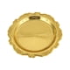 thumbnail image 2 of Bandeja de metal dorado con relieve | Recipiente decorativo para postres, aperitivos y joyas | Organizador de mesita de noche | Decoración del hogar de 7,87 pulgadas, 2 of 6