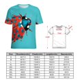thumbnail image 2 of Ladybug Pattern Design T Shirts Basic T-Shirt Short Sleeve Ladies Tee Shirt Summer Graphic Clothing, 2 of 6