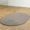 thumbnail image 3 of Lorie Country Gray Braided Area Rug 3' x 5' Oval, 3 of 5