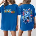 thumbnail image 1 of Pop cazadora para niña Boys Girls Fashion Round-Neck Group Panels T Shirt （Blue）, 1 of 4