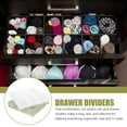 16 Pcs Drawer Dividers Separator Boards Organizers for Wardrobe Box