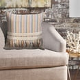 thumbnail image 6 of LR Home Fun With Striped Fringe Multi Throw Pillow ( 18" x 18" ), 6 of 6