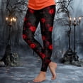 thumbnail image 2 of mgoYE Halloween Sweat Pants Women High Waist Printed Yoga Pants Holiday Tights Women Leggins Size M, 2 of 7
