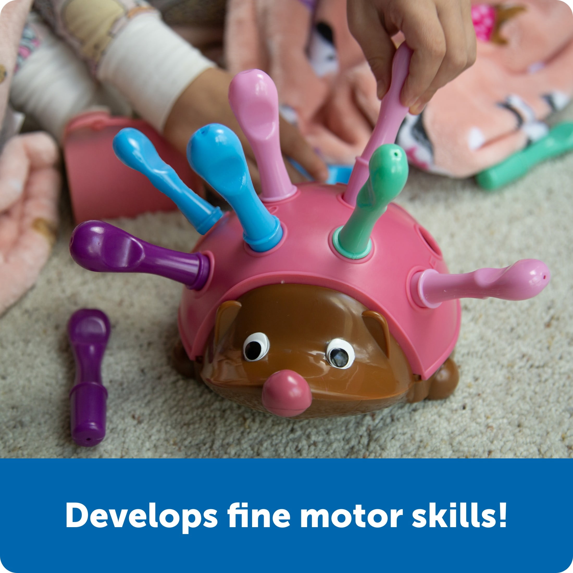 Learning Resources Spike The Fine Motor Hedgehog Pink Fine Motor