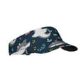 thumbnail image 2 of Disketp Friendly Smiling Sharks Sun Visors for Women Men Unisex Tennis Golf Visor Hat Adjustable Summer Hats Sport Outdoor Visor Hat UV Protection Cap, 2 of 8