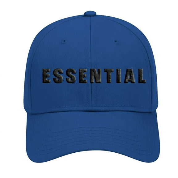 Men's Funny Essential Employee Embroidered Baseball Cap, Royal