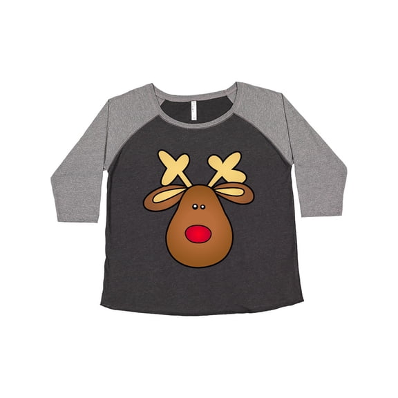 Inktastic Rudolph The Red Nose Reindeer Women's Plus Size T-Shirt