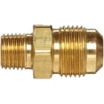 thumbnail image 1 of Brass Tube Fitting, Half-Union, 3/4" Flare x 1/2" Male Pipe (Pack of 1), 1 of 1