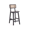 thumbnail image 1 of Manhattan Comfort Versailles Counter Stool in Black and Natural Cane, 1 of 5