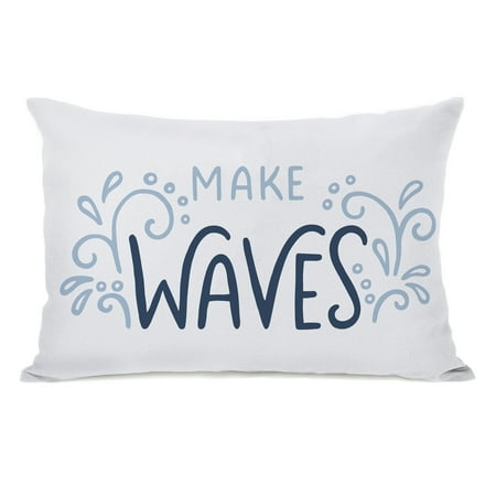 make waves gray 14x20 pillow by obc walmart com