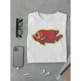 thumbnail image 3 of Orange Tropical Fish T-Shirt Men -Image by Shutterstock, Male Large, 3 of 4