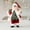 A, variant on Fabric Christmas Santa Claus Hanging Ornament for Tree Indoor Holiday Decorations, Soft Cloth DIY Pendant Adds Joyful Seasonal Touch to Mantel Walls and Christmas-Themed Celebration Setup(C)
