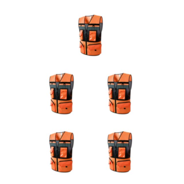 Moyic Chalecos de seguridad reflectantes de alta para mayor visibilidad y protección Transpirable Impermeable Cómodo Duradero Type8 NO8