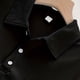 thumbnail image 5 of Ceisia Men's Slim Fit Short Sleeve Polo Shirt Solid Color Vertical Stripe Knit with Chest Pocket Black L Gifts, 5 of 7