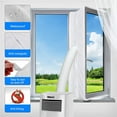 thumbnail image 4 of Empuje Hacia Afuera El Sello De La Ventana Para Acondicionadores De Aire Móviles Airlock Sliding Window Seal Cloth White Kearding HA028388-02, 4 of 5