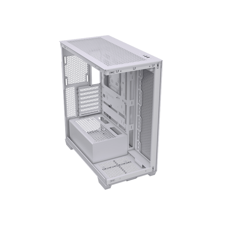 CORSAIR 3500X Tempered Glass Mid-Tower PC Case, White – No