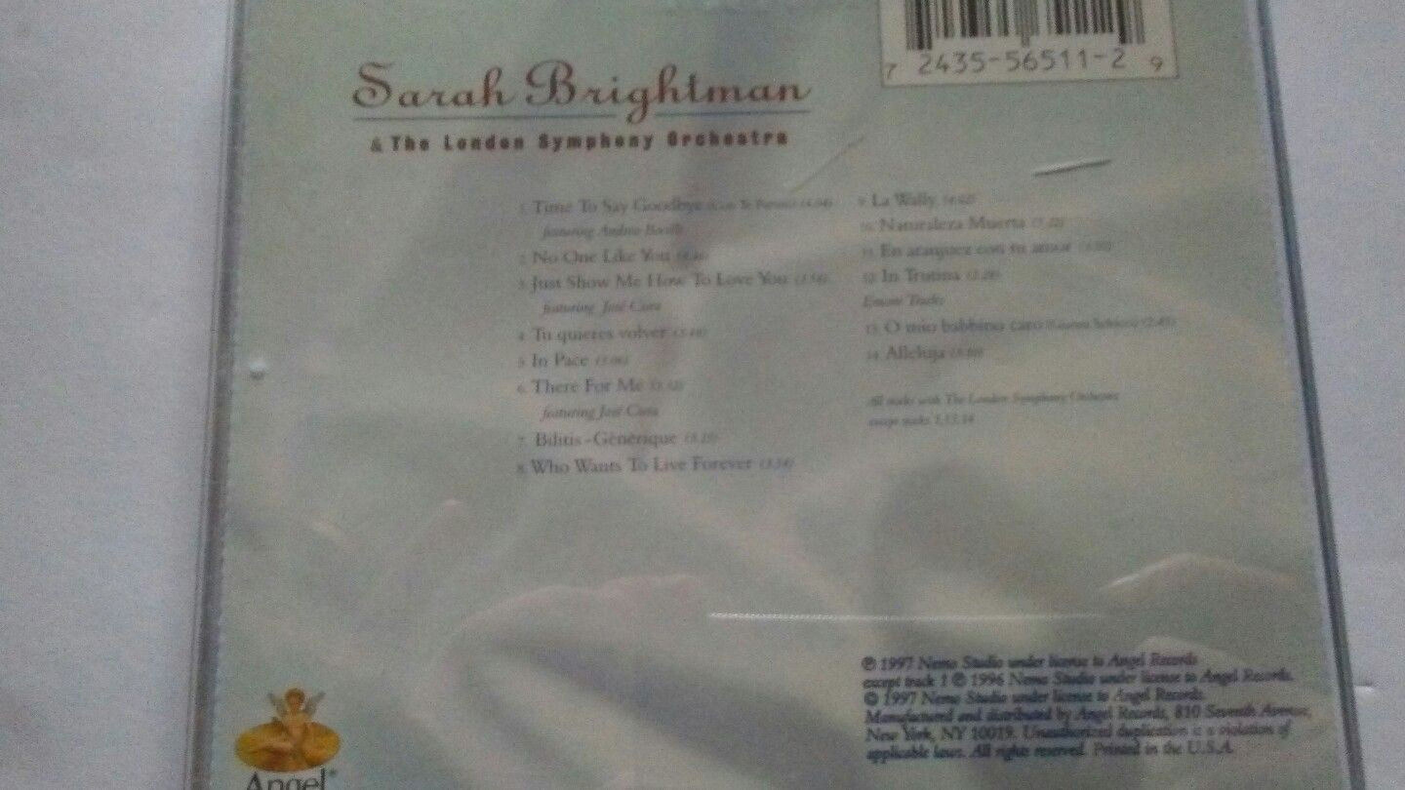 Sarah Brightman - Time to Say Goodbye - Music & Performance - CD