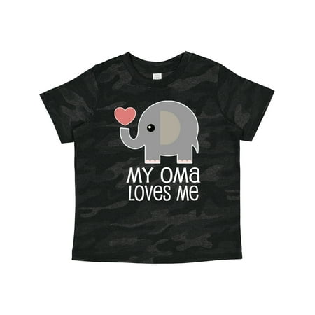 

Inktastic My Oma Loves Me Grandchild Gift Toddler Boy or Toddler Girl T-Shirt