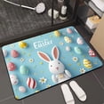 thumbnail image 4 of Colorful Egg Bunny Flower Easter Doormat, Home Decor Rug Door Mat Floor Mat for Indoor Outdoor (16x24 in), 4 of 6