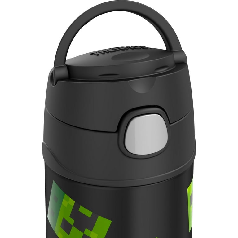 Thermos Funtainer Vacuum Insulated Stainless Steel Water Bottle, Minecraft,  16 fl oz