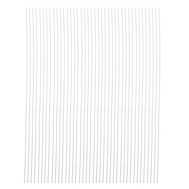 100 piezas de alambre floral blanco para arreglos florales tallo floral envuelto en papel para suministros de artesanía de bricolaje alambre de flores para ramas suministros de diseño floral