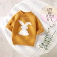 thumbnail image 5 of KAUOD Baby Boys Girls Easter Knit Sweater Cute Bunny Crewneck Pullover Sweater Long Sleeve Sweatshirt Fall Clothes, 5 of 9