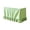 Green #55, variant on Gingham Desk Skirt, Checkered Table Skirt with Ruffled Hem Gingham Table Skirt With Ruffled Edge, Hook And Loop Fasteners For Teacher Desks, Parties And Display Tables Red