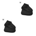 thumbnail image 1 of Cubierta de zapatos Billuyoard Protector de zapatos impermeable de silicona antideslizantes resistentes al desgaste Negro METRO 2Conjunto, 1 of 6