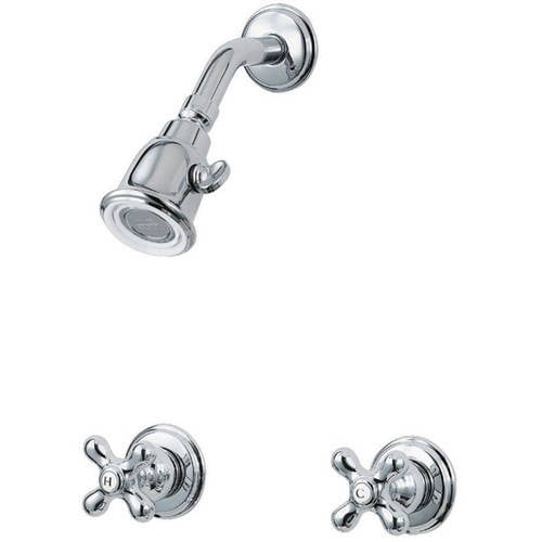 Pfister 07 Series Shower Trim Kit with Metal Cross Handles, Polished Chrome
