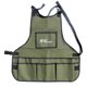 thumbnail image 2 of Delantal de herramientas Sunnimix para carpintería trabajo construcción tela Oxford resistente 14 bolsillos verde, 2 of 8