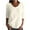 White, variant on Kaemgyyd Cotton Linen Tops for Women Lightweight 3/4 Sleeve Scoop Neck T Shirts Casual Oversized Solid Beach Vaction Blouse