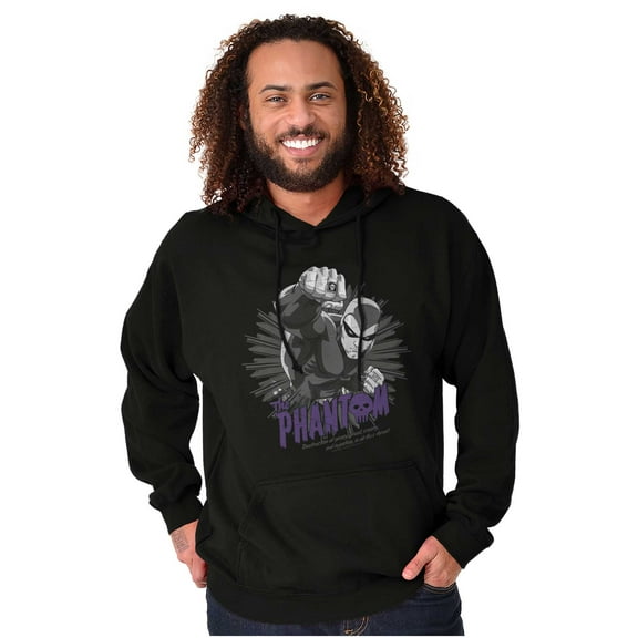 the Phantom Comic Book Hero Hoodie Sweatshirt Women Men Brisco Brands S