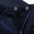 thumbnail image 6 of AILIYIL Women'S Solid Color High Waisted Straight Leg Pants Are Suitable For Daily Commuting Wear Casual Lohas Time Slacks (Navy Blue,XS), 6 of 7